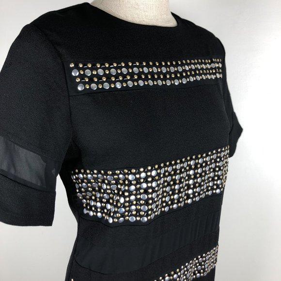 Endless Rose Studded Sheath Shirt Dress Sz M NWOT - Picture 1 of 8